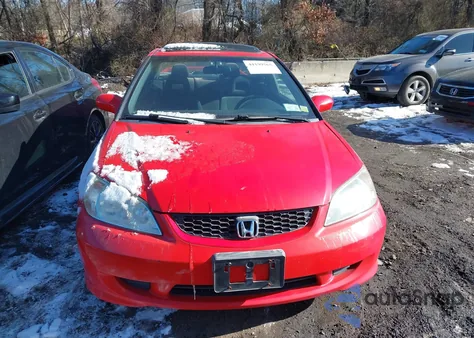 2004 Honda Civic Ex from USA, damaged, VIN 1HGEM219X4L057041